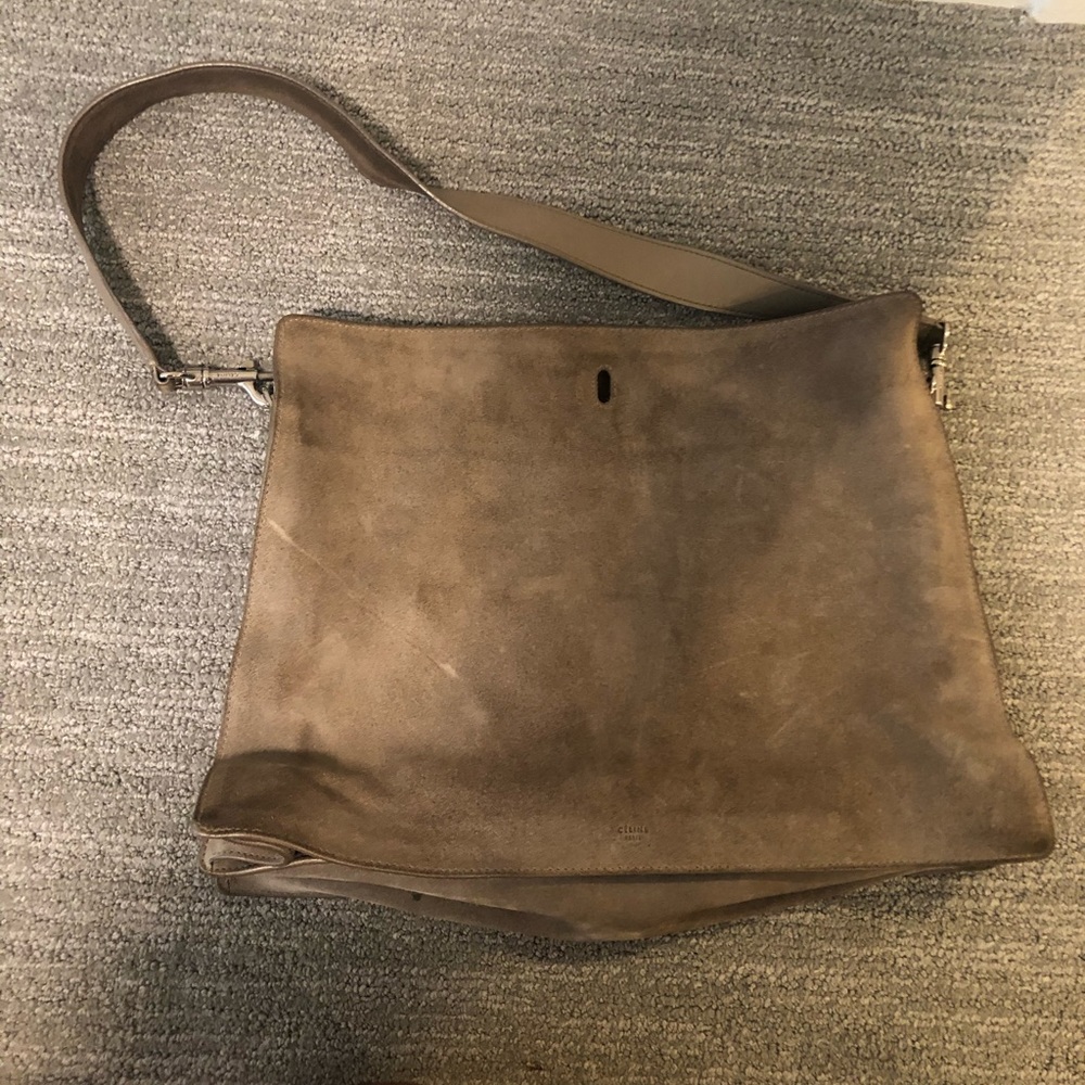 Celine Suede New Shoulder Bag